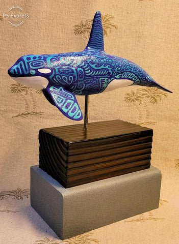 Dream Orca Sculpture by Dave C Reynolds and Sam Bernal