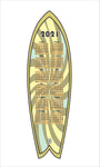 California Surf Patrol 2021 Surfboard Calendar