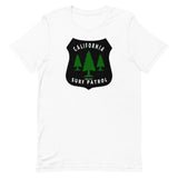 California Surf Patrol Forest Badge Short-Sleeve Unisex T-Shirt