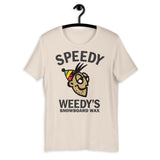 Speedy Weedy's Snowboard Wax Short-Sleeve Super Soft Unisex T-Shirt