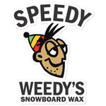 Speedy Weedy's Snowboard Wax Sticker