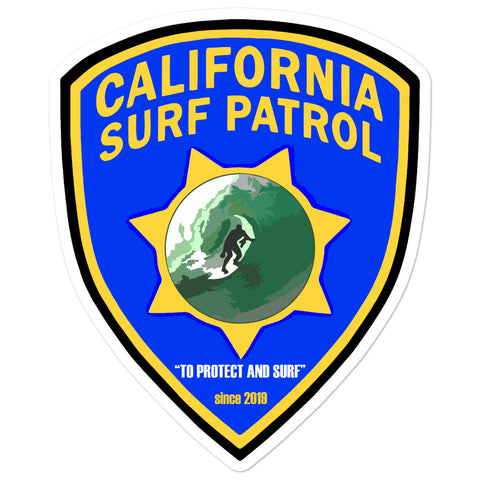 California Surf Patrol Sticker