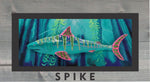 Spike the Shark by Dave C Reynolds and Sam Bernal - Shadow Box Sculpture